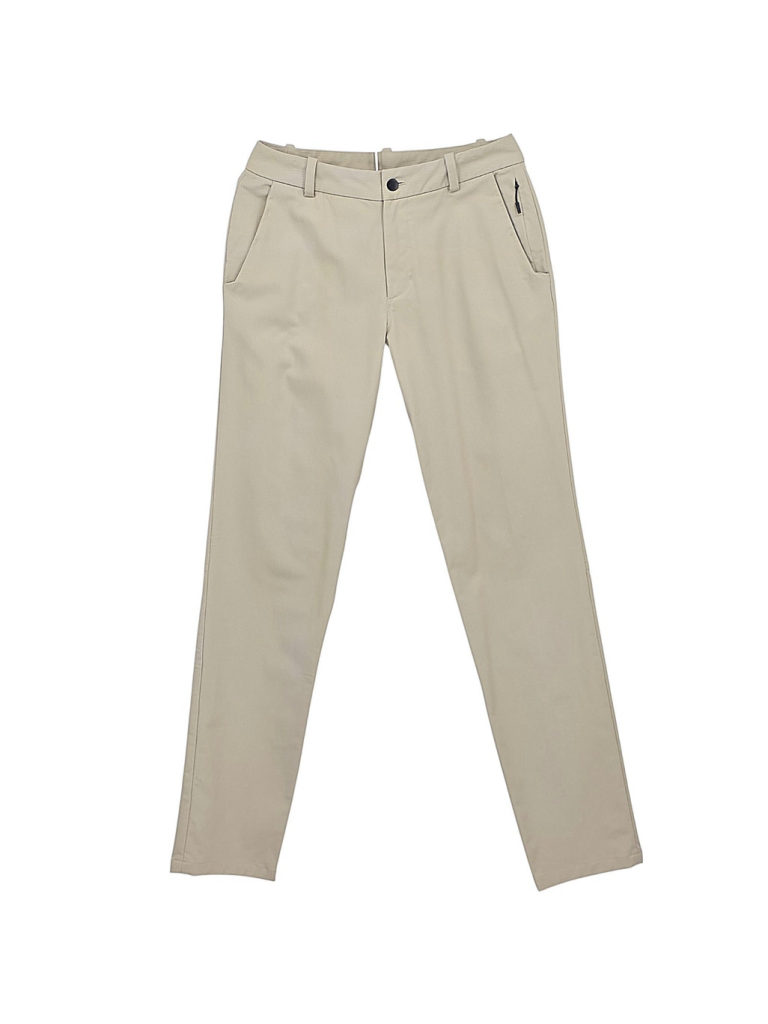 Lululemon Mens Technical Travel Pants 30x33 Khaki Ripstop Stretch Commuter